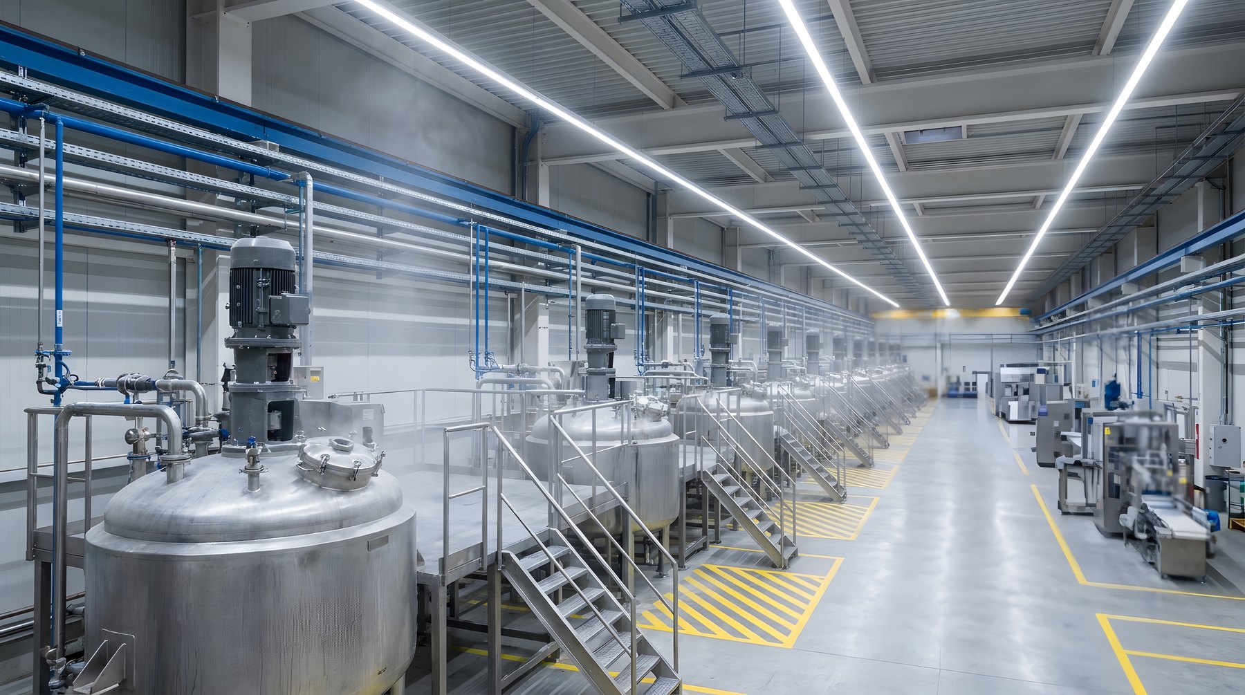 Food and beverage manufacturing line